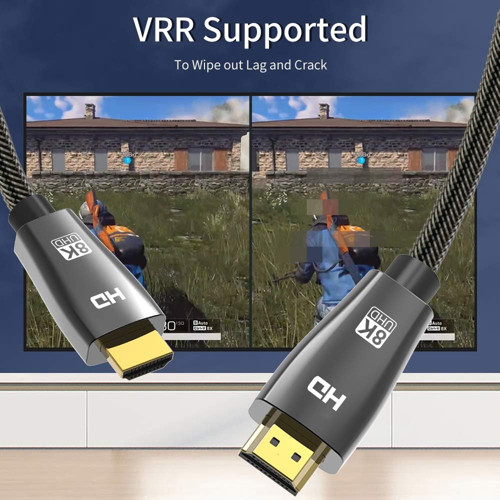 8K HDMI Cable 48Gbps 5M 16.5ft Pack of 2 V955963