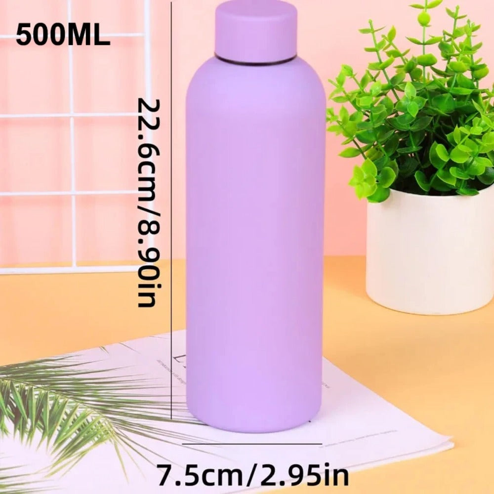 17.6 oz Stainless Steel Insulated Thermos Bottle X952841