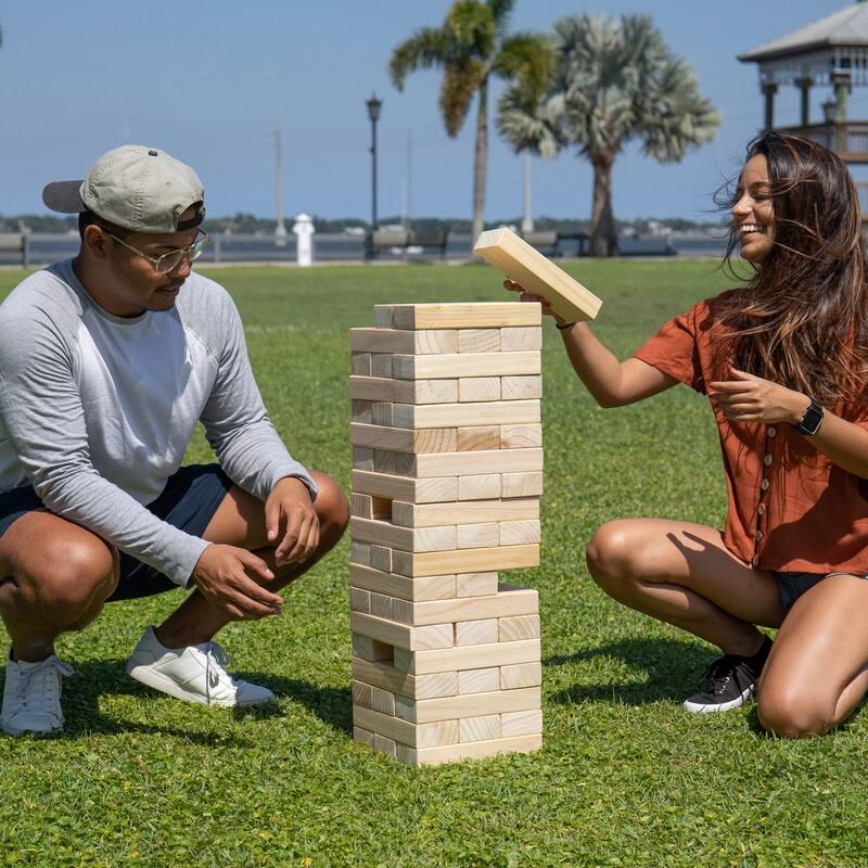 Giant Wooden Tumble Tower Game F142
