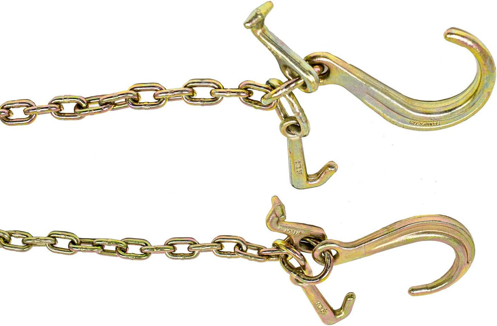 8" Medium J Hooks Chain Bridle with Grab Hooks 2' Legs (2 Pack) F2702