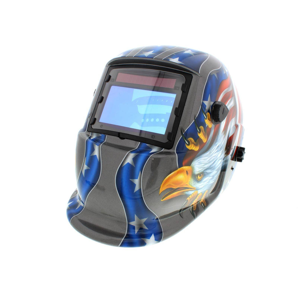 Solar Powered Auto Darkening Welding Helmet L385
