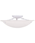 3-Light Ceiling Mount, White E35659