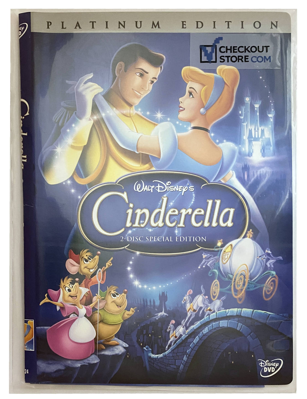 Clear Plastic Sleeve with Flap for DVD Case Artwork H275