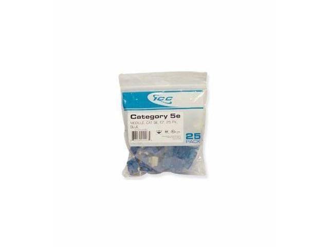 25pk Cat5 Jack Blue W216339