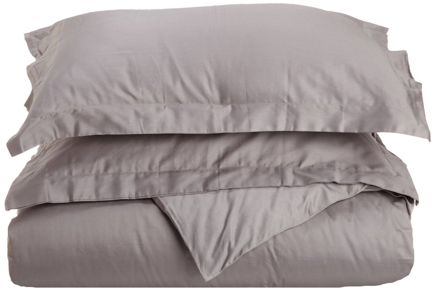 300 Thread Count Cotton Solid Duvet Cover Set King/California King T1572