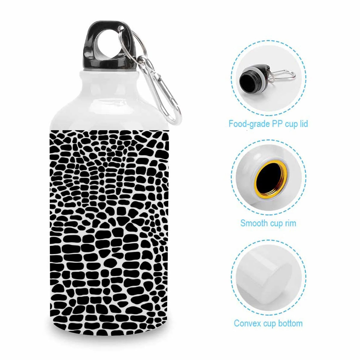 400ml Sport Aluminum Water Bottle with Twist Cap F206