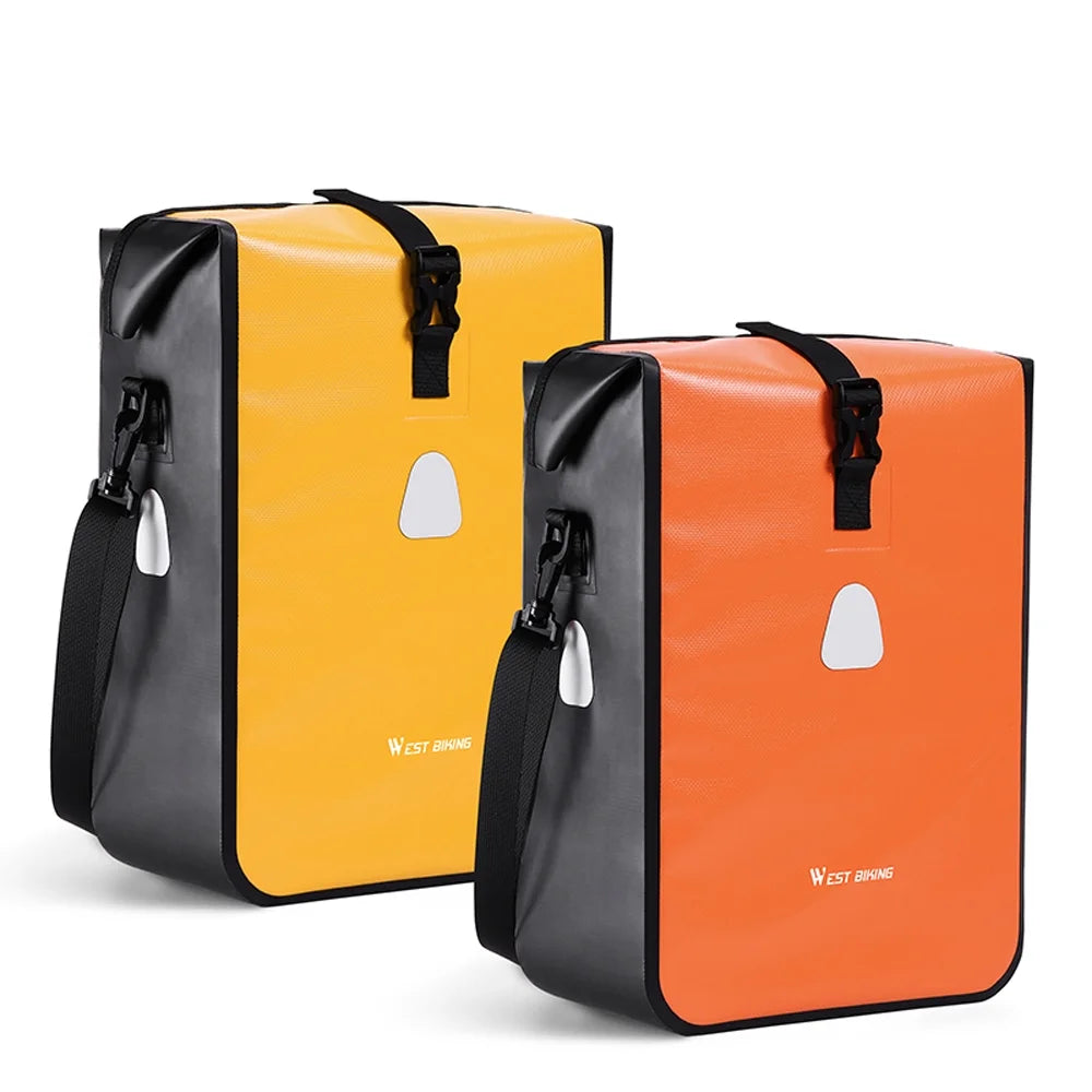 Bike Rear Seats Bag with Reflective Design Y657