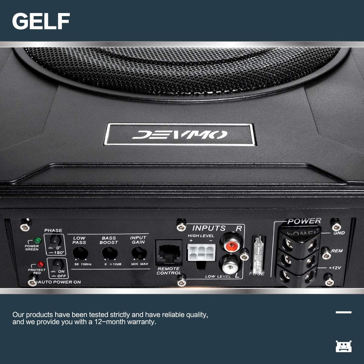 8" Compact Enclosed Powered Subwoofer Z6250