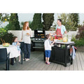 Graphite Caster Bar Serving Cart H426