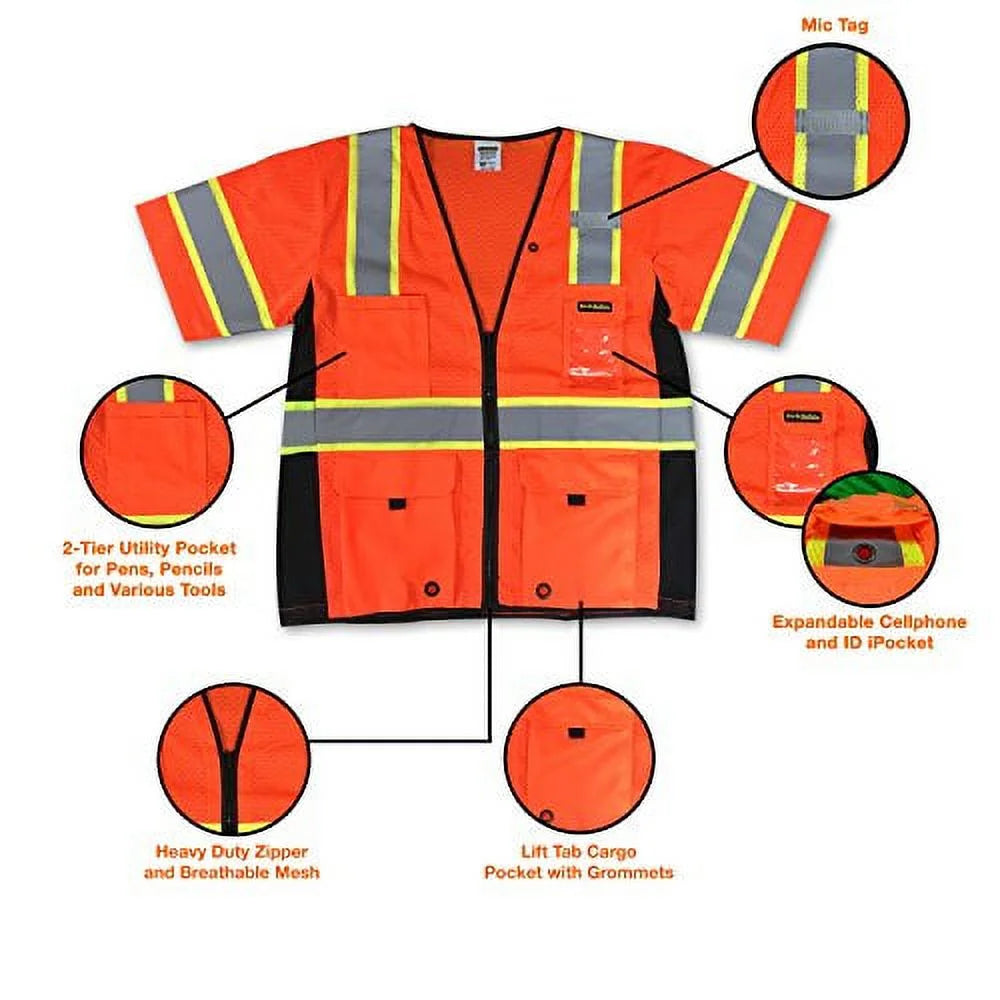 ANSI Class 3 Safety Vest H337