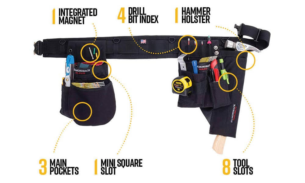 Ranger Green Extra Large Carpenter Tool Belt Z138266