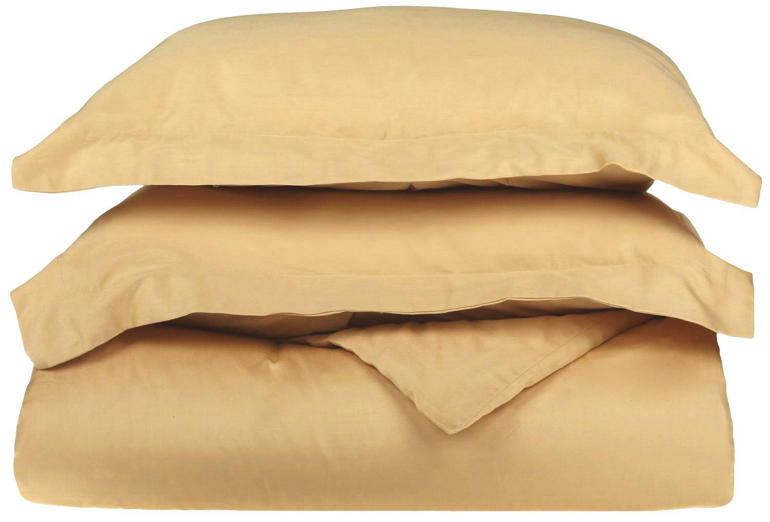 300 Thread Count Cotton Solid Duvet Cover Set King/California King T1572