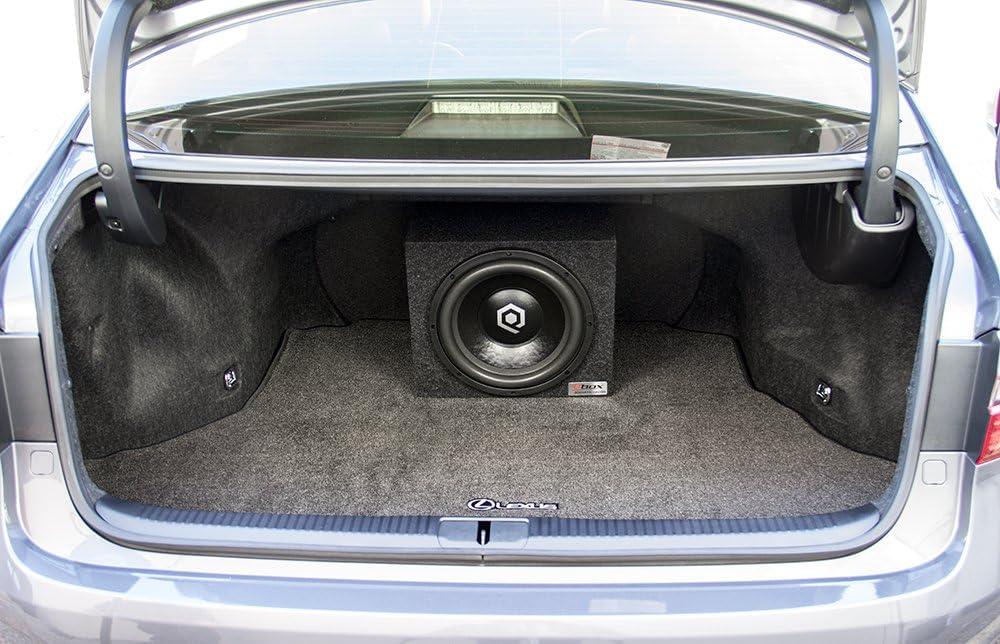 Charcoal Pack of 2 Single 15 Inch Subwoofer Sealed Enclosure T287708