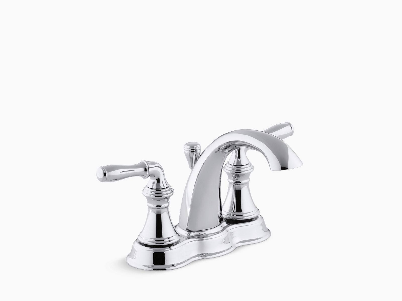 Polished Chrome Centerset Bathroom Faucet B811356