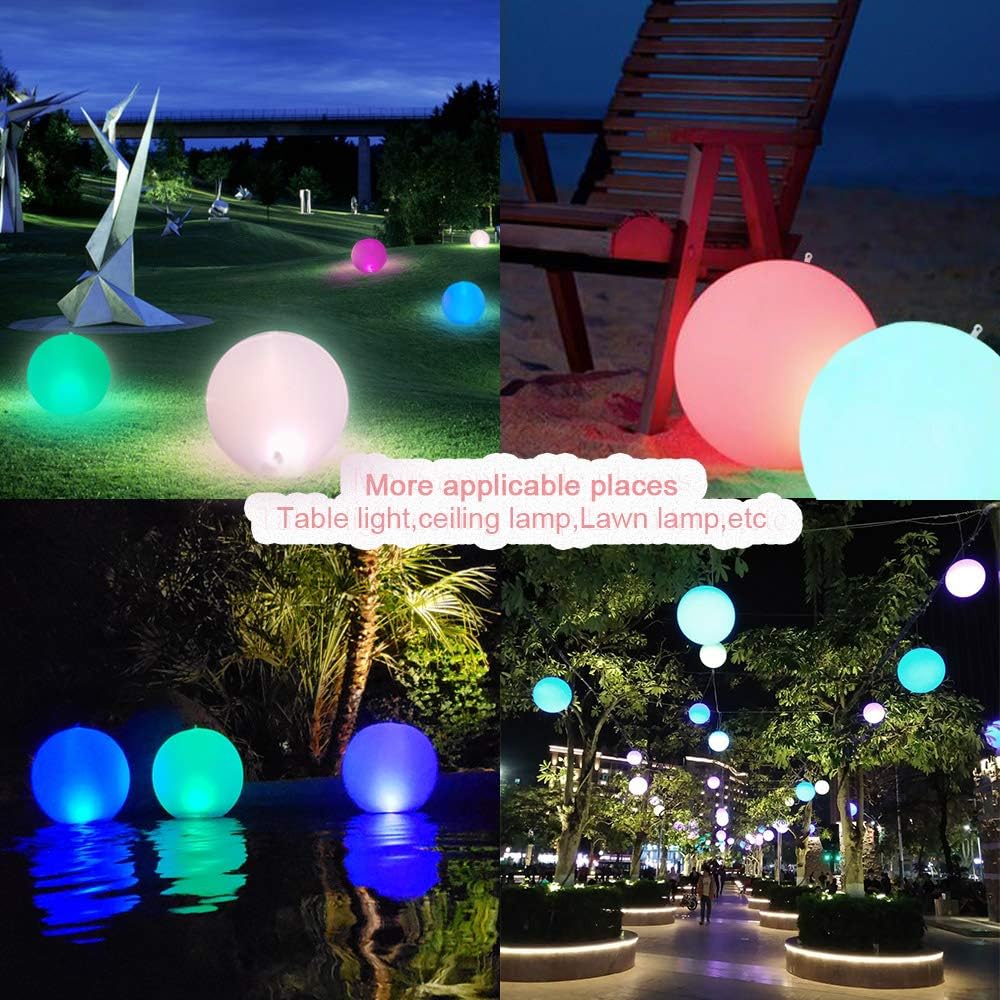 4 PCS Solar Powered Floating Pool Light Y30732