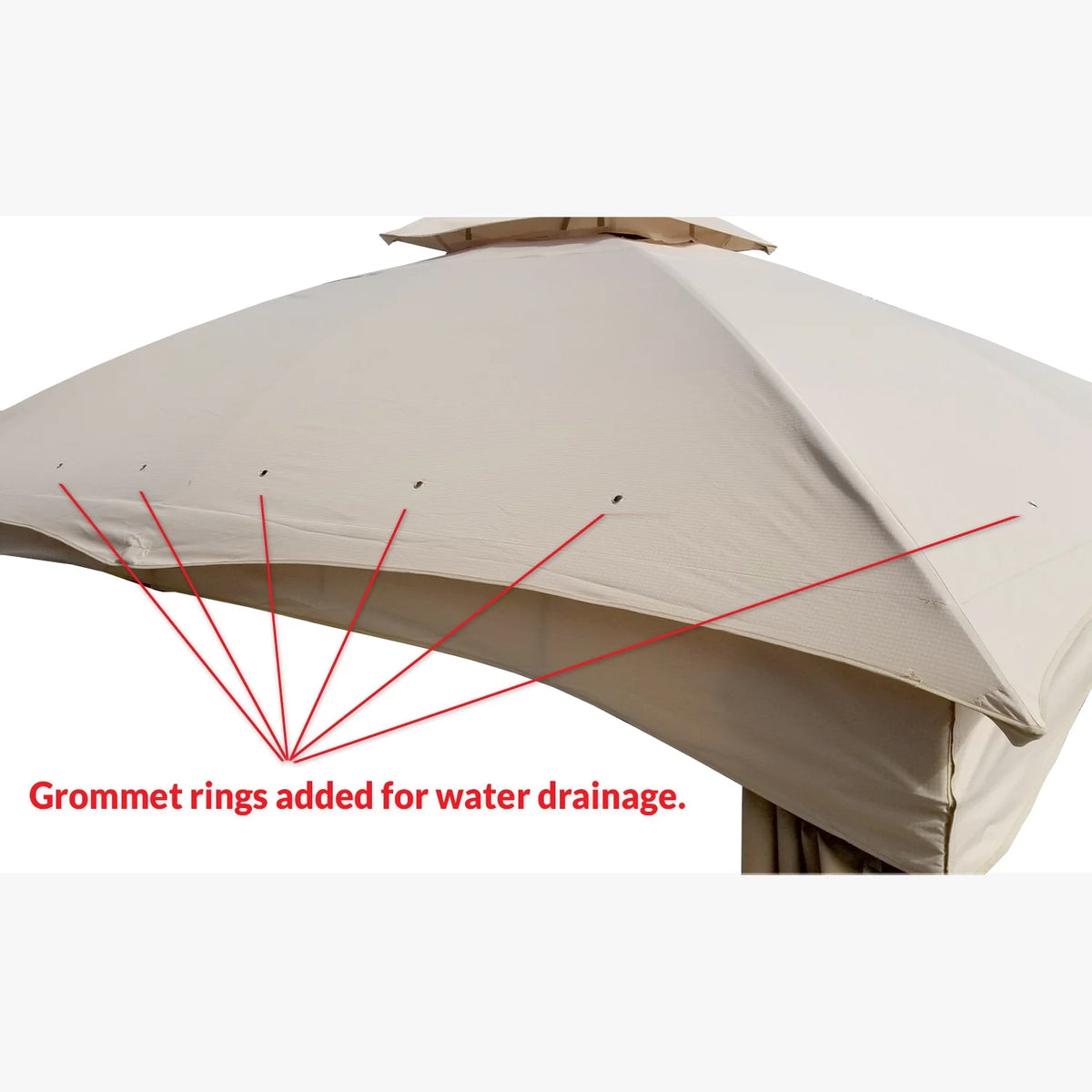 10x12 Gazebo Replacement Canopy Top Cover O655214