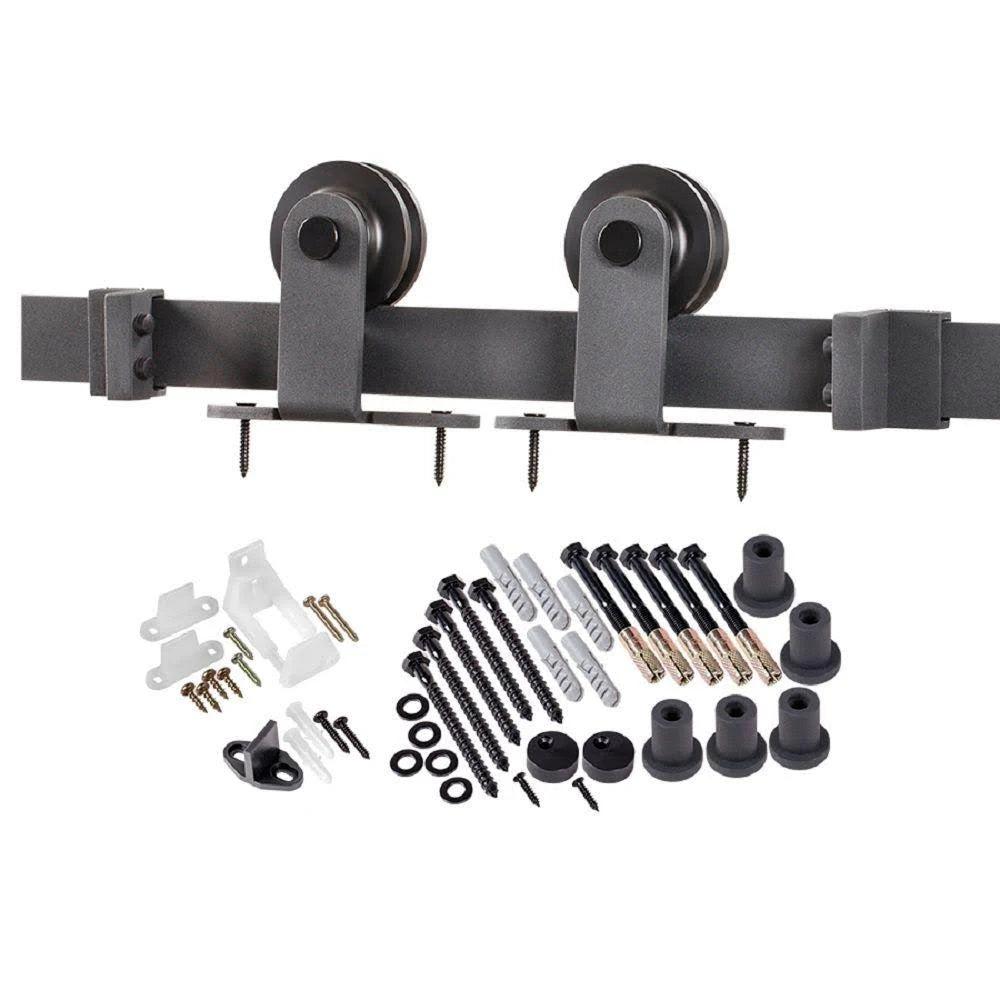 Matte Black Barn Door Hardware T1510