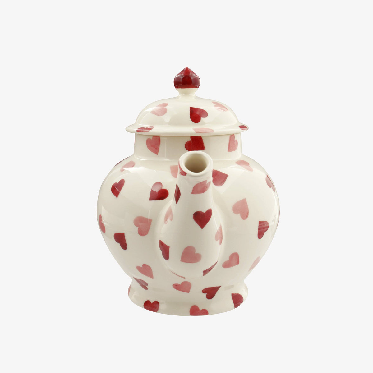 Pink Hearts 4 Mug Teapot Boxed I480