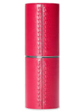 Fuchsia Refillable Leather Lipstick Case K125