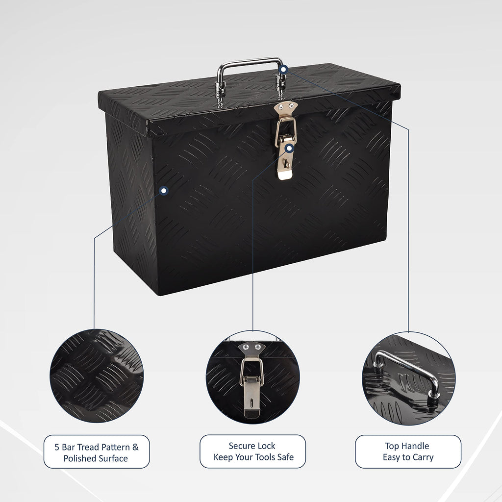 16 Inch Aluminum Pickup Tool Box Black L85149