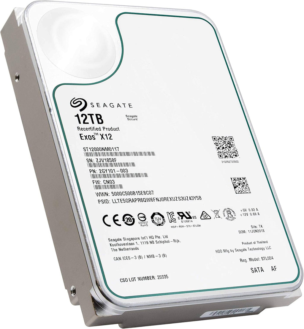 12TB 7200 RPM SATA 6Gb/s 256MB Cache 3.5 Hard Drive X89186