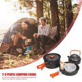 10Pcs Non-stick Aluminum Camping Cookware Set A37682