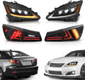 LED Projector Headlight with Tail Light Set of 4 W767