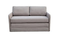 Gray Fabric Convertible Futon A1787