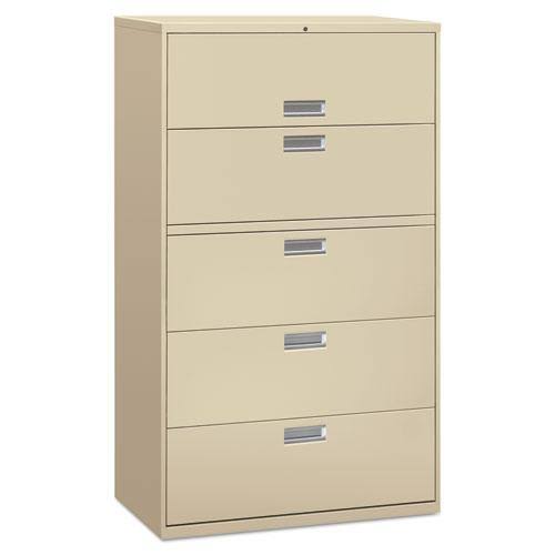 Three-Drawer Lateral File Cabinet, Charcoal B848