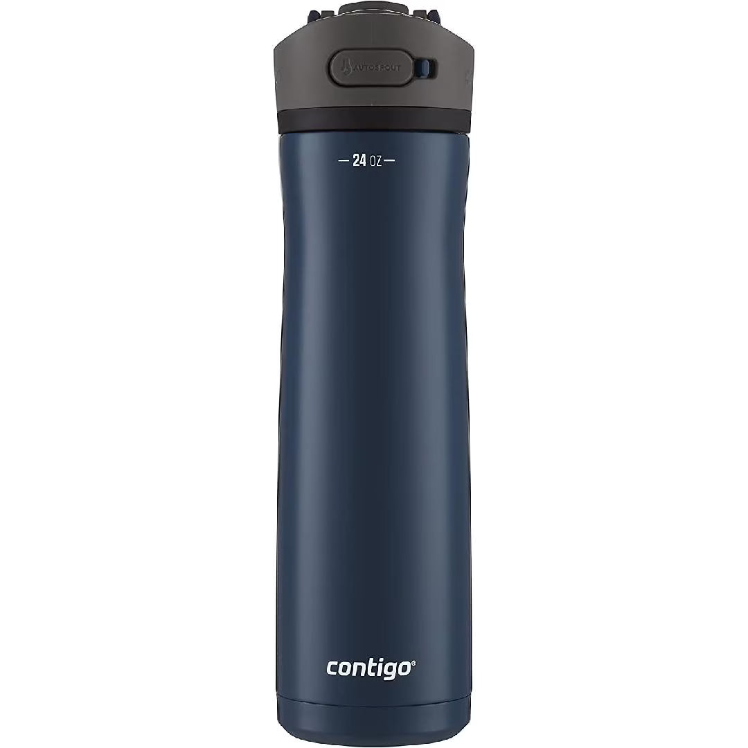 Blue Stainless Steel Water Bottle, 24 oz. D98290