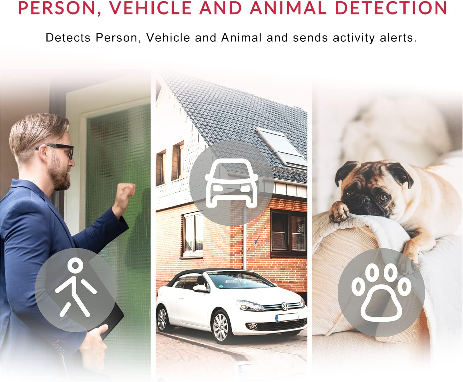 2pc 1080p WiFi Indoor Security Camera with Night Vision, 2-Way Audio, Pack of 2 F152426