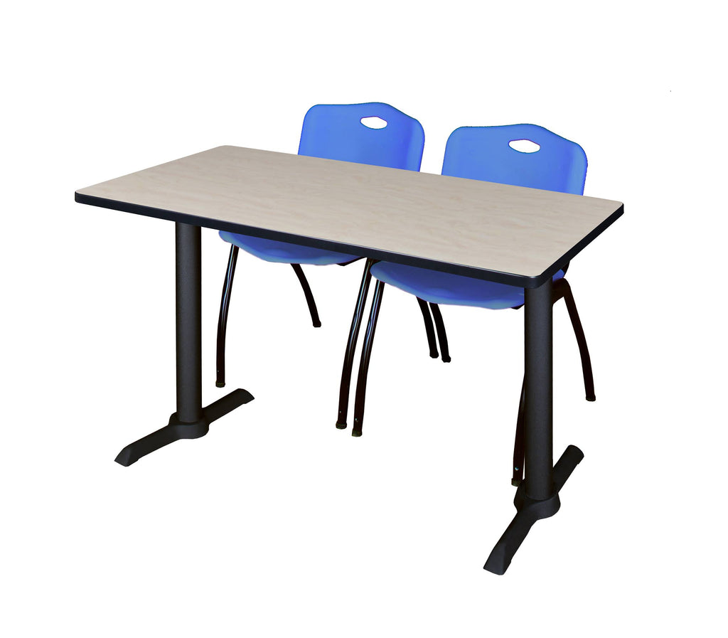 84x22 x 24x22 Training Table with 3 Stack Chairs P601446
