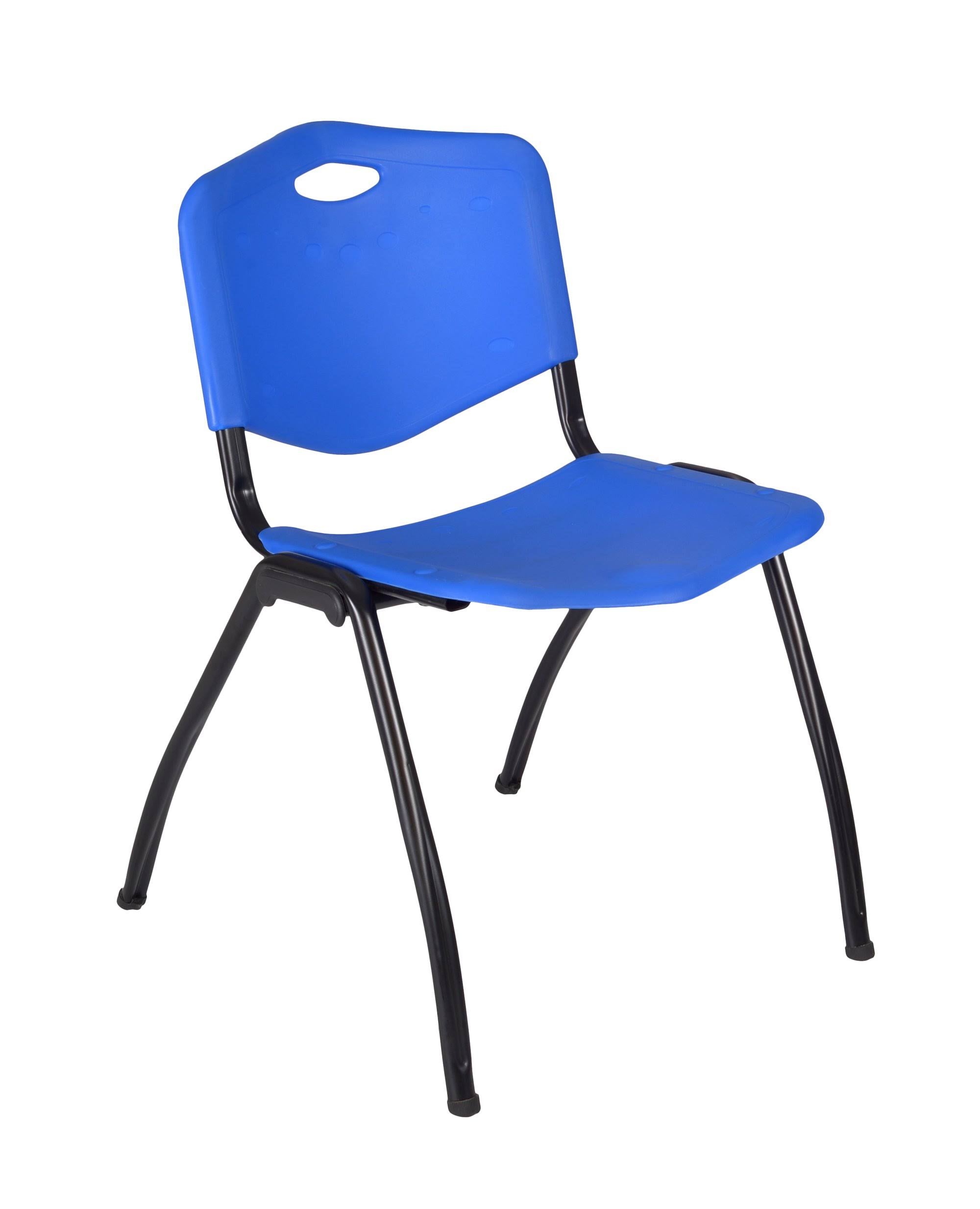 84x22 x 24x22 Training Table with 3 Stack Chairs P601446