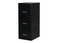 Vertical Filing Cabinet 3 Drawer Metal Black K8349