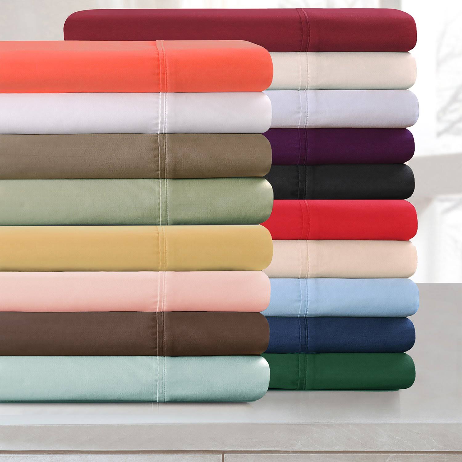 300 Thread Count Cotton Solid Duvet Cover Set King/California King T1572