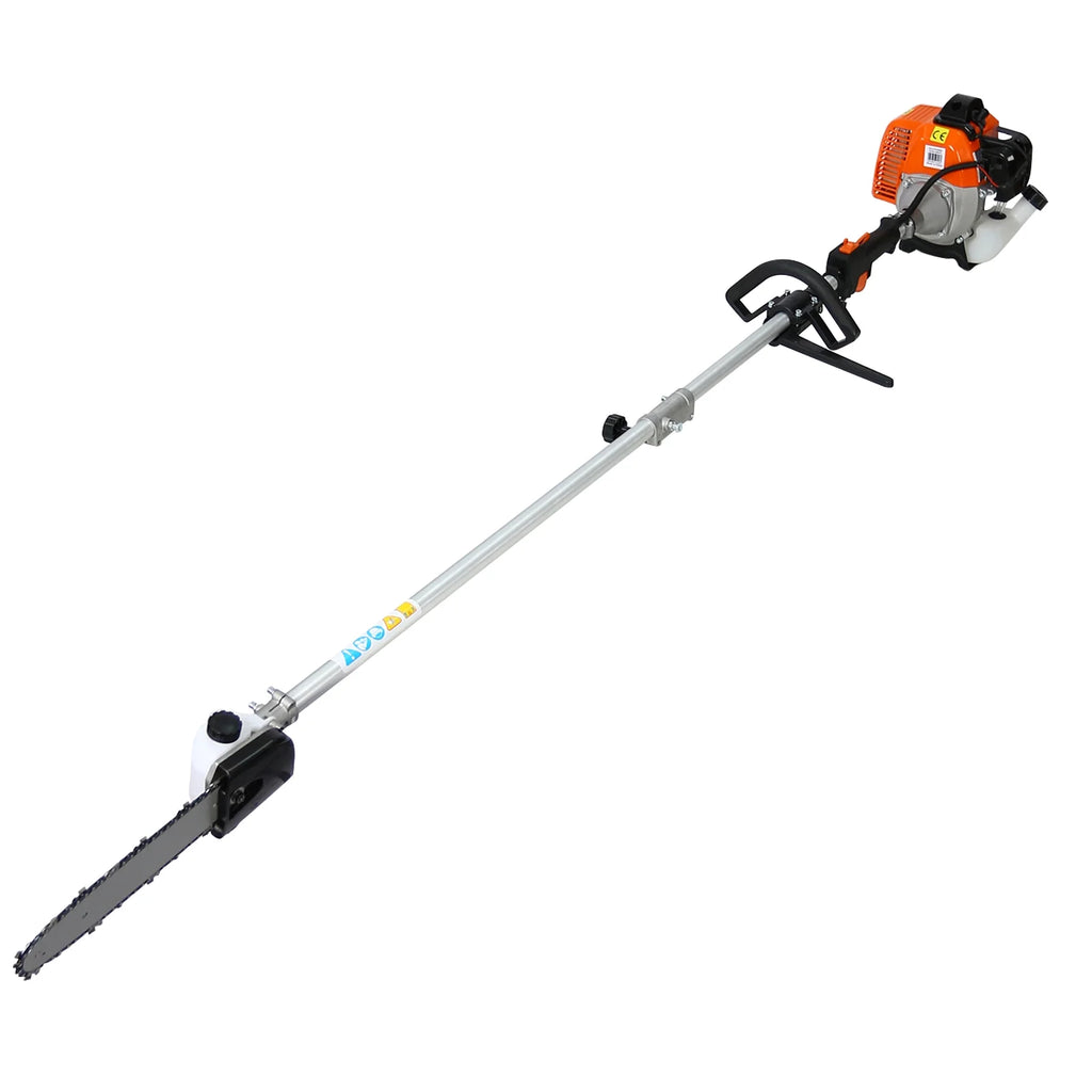 4 in 1 String Trimmer Lawn Edger Grass Brush Cutter Cordless Mower Garden Tool with Gas Pole Saw and Hedge Trimmer G724