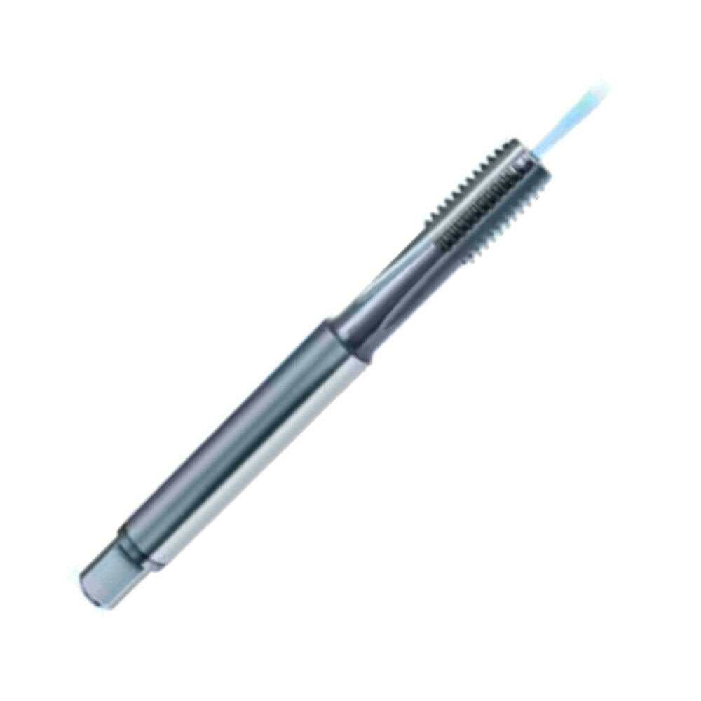 M6 x 1 Carbide Tap, Straight Flute Semi-Bottoming, Bright Finish, Coolant Fed M474