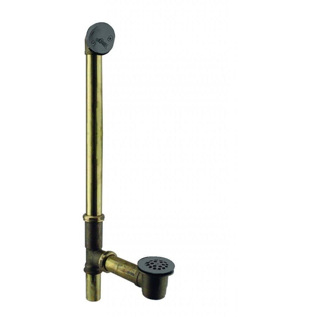 22-1/2-Inch Trip Lever Bath Waste and Overflow with Grid Drain S39057