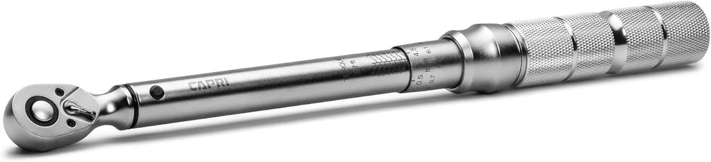 30-150 Inch Pound Industrial Torque Wrench, 1 4 Drive, Matte Chrome X783678