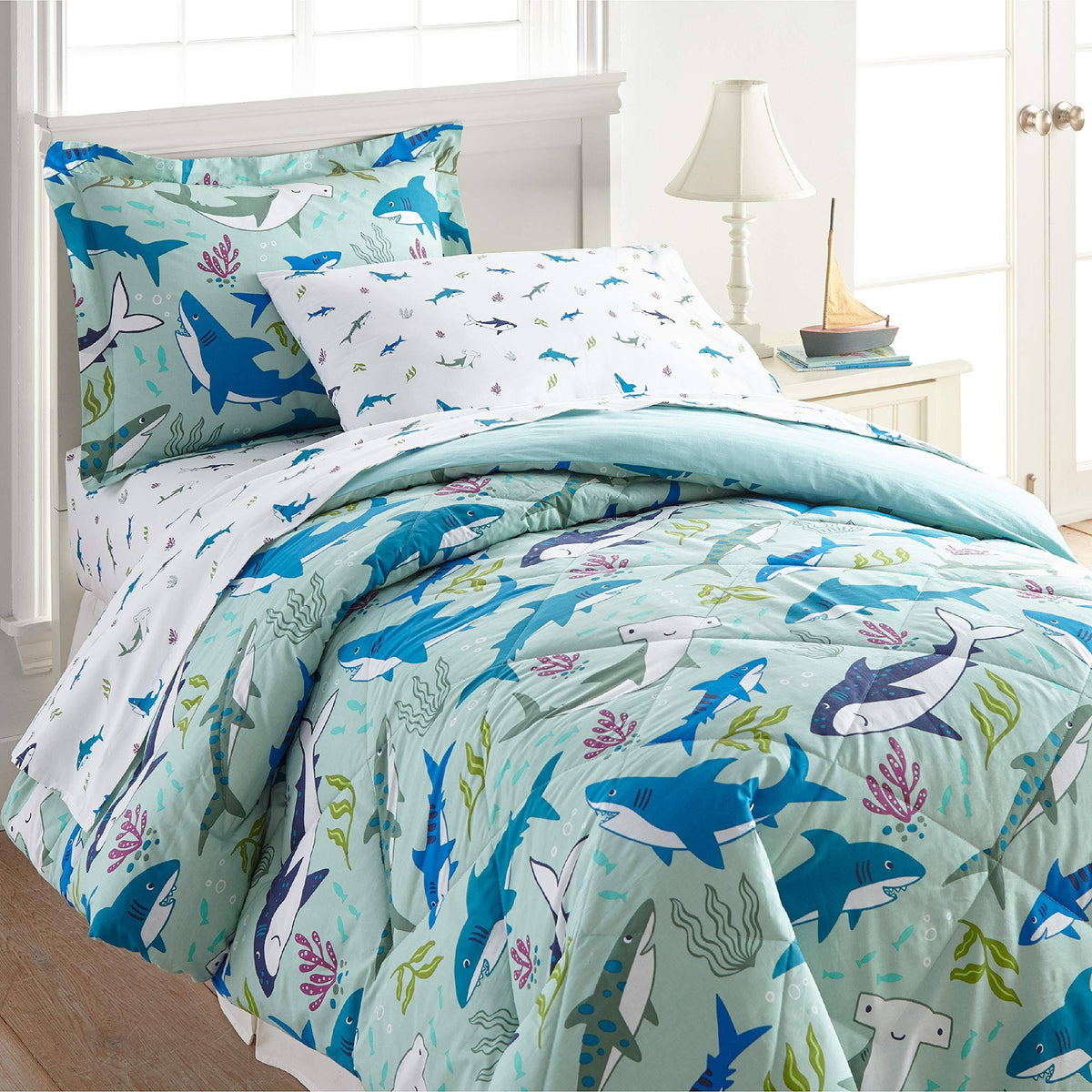 5 PC Twin Cotton Bed in A Bag Q6446