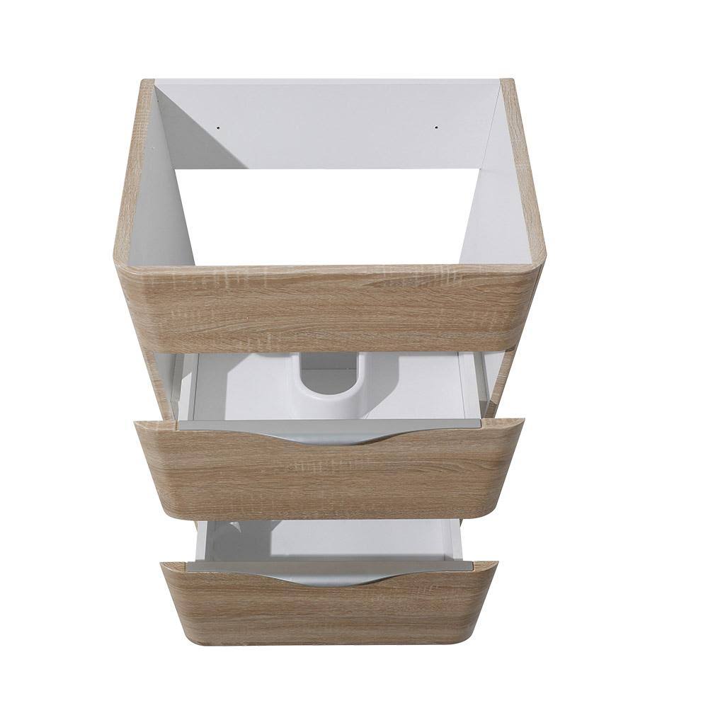 White Oak Bathroom Cabinet L2289
