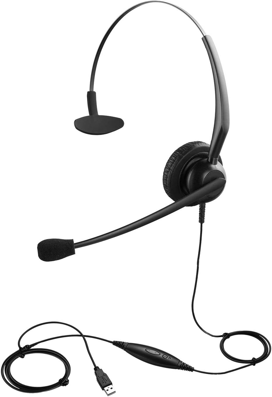 USB Headset with Mute Button and Noise Isolation Microphone, Pack of 2 W858054