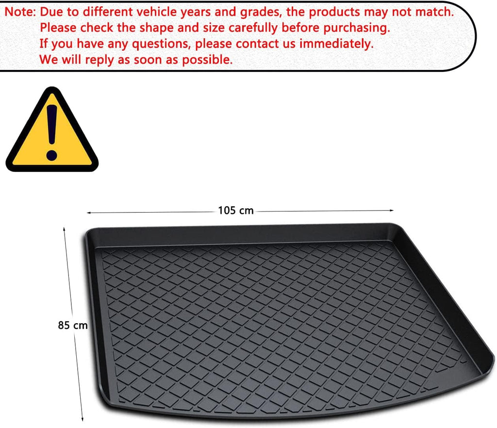 Black TPO Cargo Liners for Ford Escape 2013-2019, Pack of 2 G71837