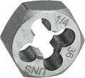 1/4-36 Hex Rethreading Die, Right Hand, Pack of 2 L4505