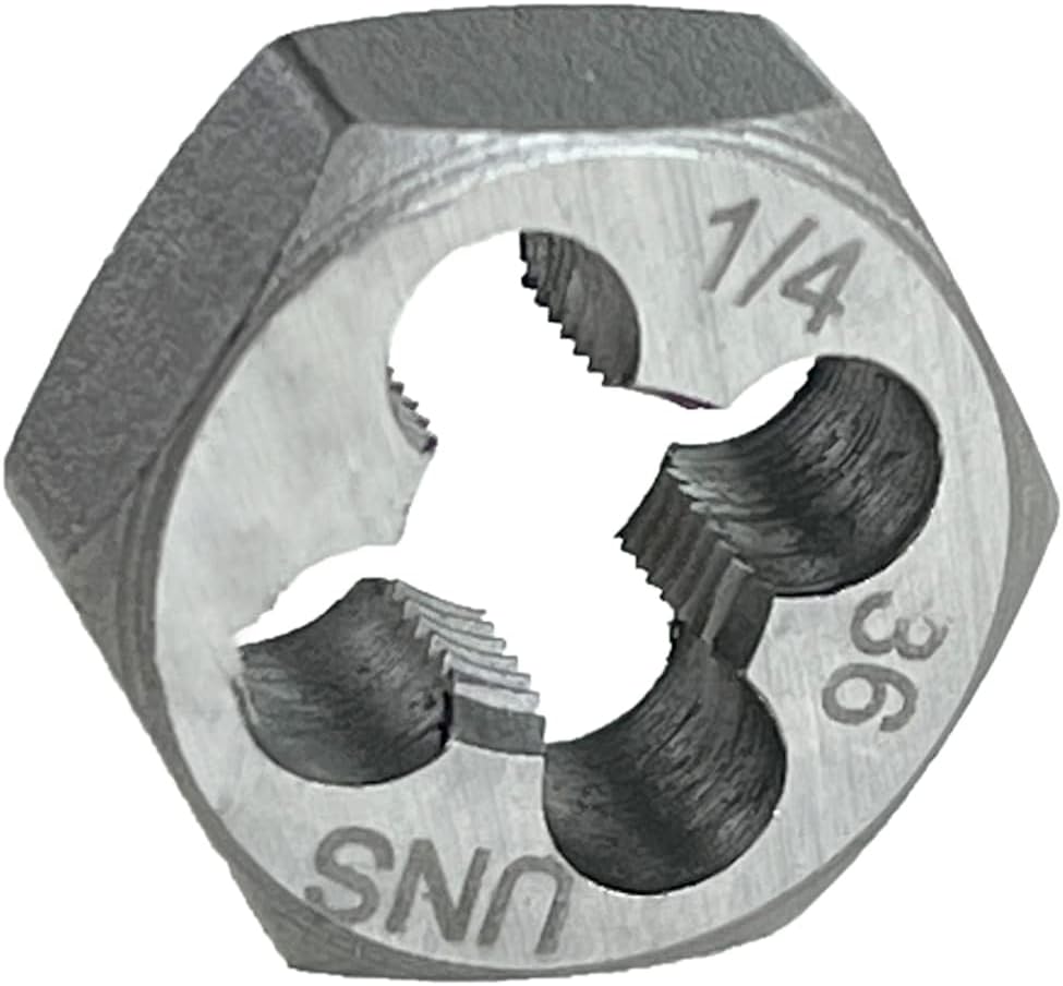 1/4-36 Hex Rethreading Die, Right Hand, Pack of 2 L4505