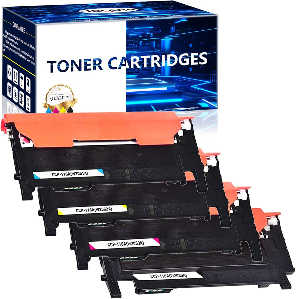 Compatible Toner Cartridge for HP 116A Printer (Black, Cyan, Magenta, Yellow) K605