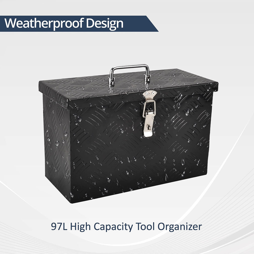 16 Inch Aluminum Pickup Tool Box Black L85149