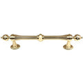 Ornate Unlacquered Brass Cabinet Pull G20155