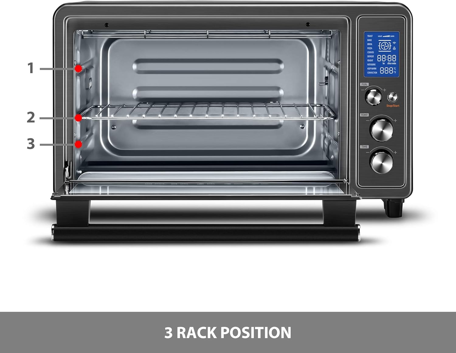 6-slice 12-inch Digital Toaster Oven with 1700W F295