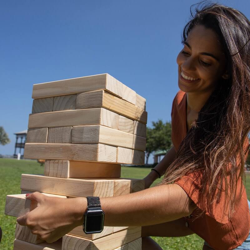 Giant Wooden Tumble Tower Game F142